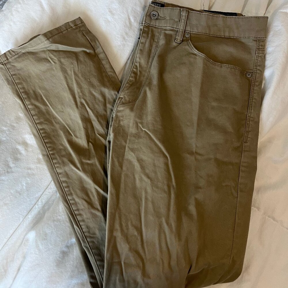 Dockers Slim Fit Pants – Olive / Khaki Green – Stretch Cotton